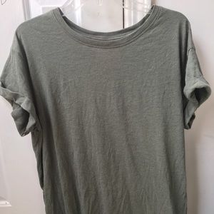 Army Green T-shirt Dress
